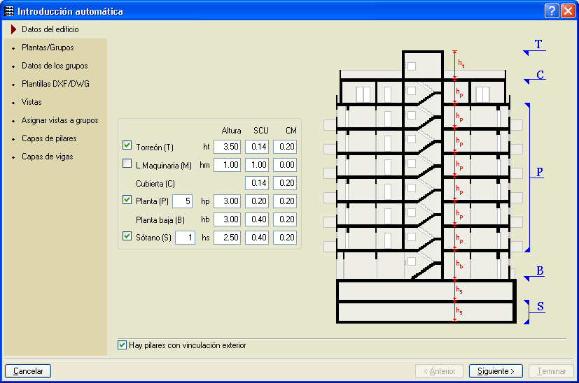 CYPECAD. Introduccin automtica de datos del Edificios