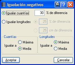 CYPECAD - Igualación de negativos de viguetas por cuantías