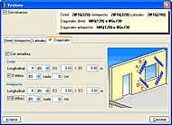 Cypenovedades 2005. CYPECAD. Cálculo de refuerzos en huecos de muros de hormigón Pulse para ampliar la imagen