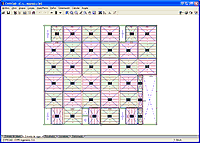 Cypenovedades 2005. CYPECAD. Visualización mejorada de las cargas superficiales. Pulse para ampliar la imagen